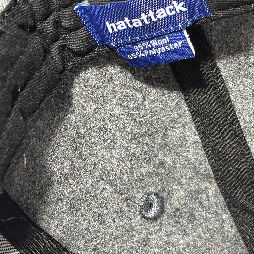 Hat Attack Gray Wool Blend Cap Ball-Cap Style War… - image 2